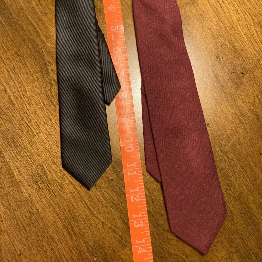 Cat & Jack Kids Ties in Burgundy and Black